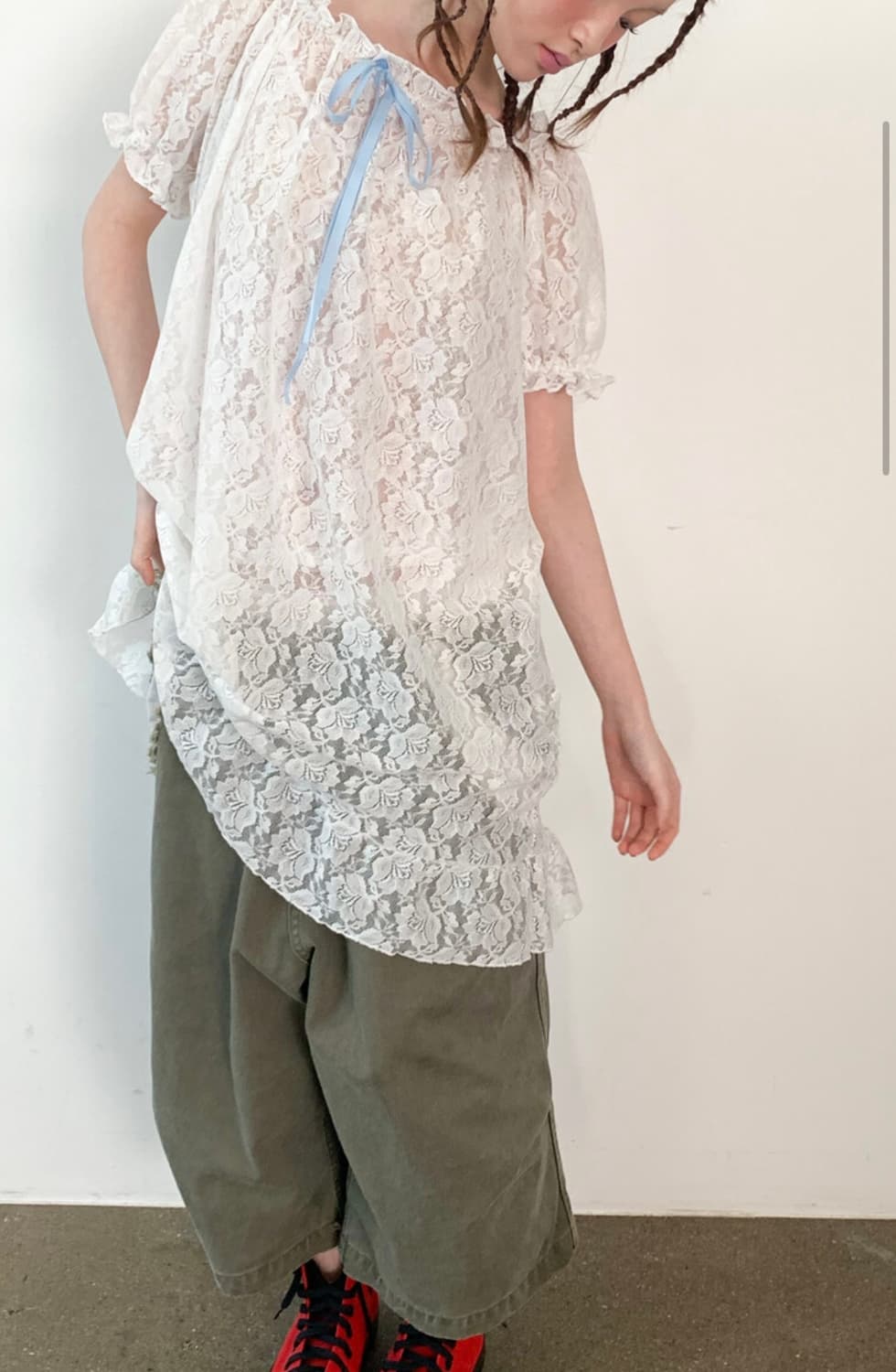 [faerie] rosie lace dress (white) 상품이미지2