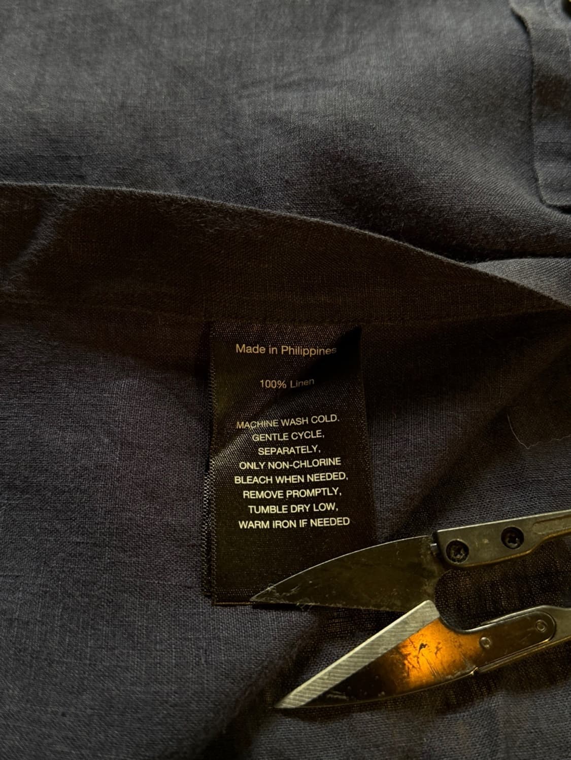 랄프로렌 블랙라벨 리넨 셔츠 100 상품이미지10