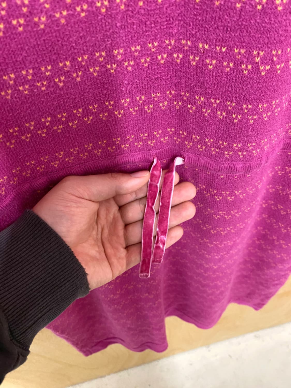 L.L. BEAN fair isle knit onepiece 페어아일 상품이미지6