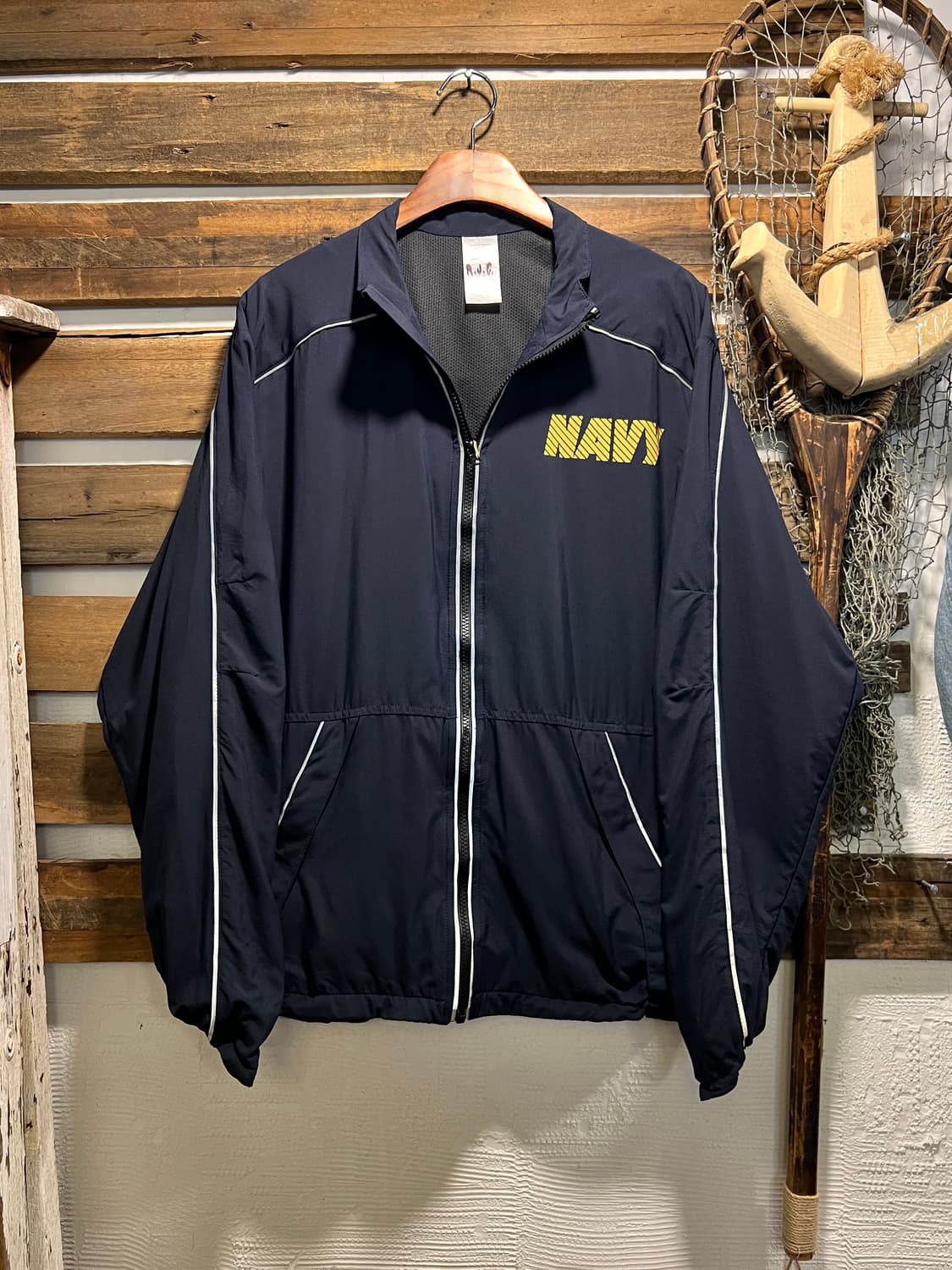 [S]오리지널 U.S NAVY 미 해군 IPFU 러닝 트랙 자켓 상품이미지1