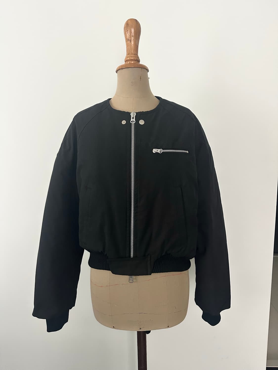 세터 여성 패디드 봄버자켓_S 상품이미지4