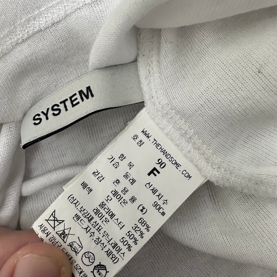 SYSTEM 시스템 한섬 여성 레이온 긴팔티셔츠 F 상품이미지10
