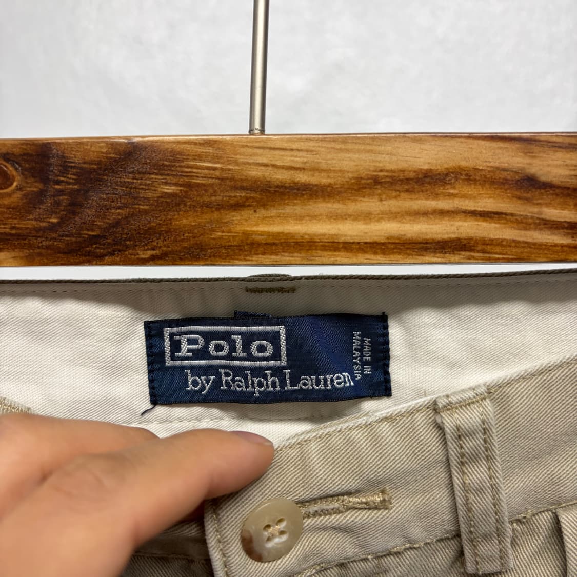 90S 폴로 앤드류핏 투턱 치노팬츠 상품이미지4