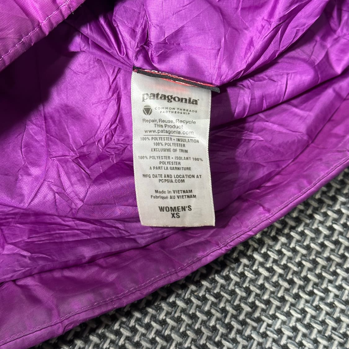 파타고니아 경량 패딩 (XS/old-8215) 상품이미지8