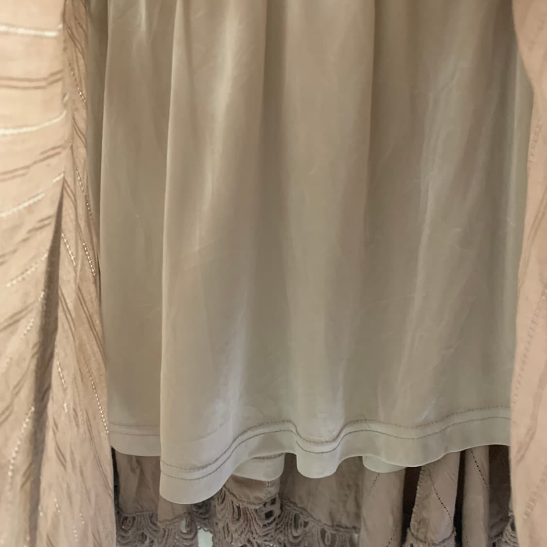 어쓰뮤직 레이스트리밍 모리걸하구미 레이어드 미니스커트 상품이미지2