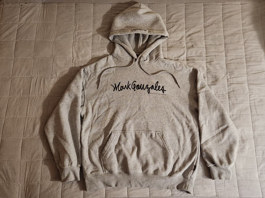 마크곤잘레스 로고 후드티 그레이 M 상품이미지1
