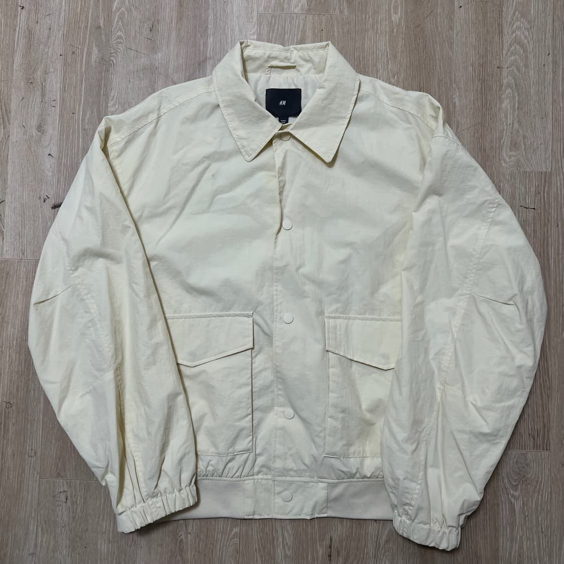 새상품 H&M 에이치앤엠 남성 블루종 바람막이 자켓 M/95  상품이미지1