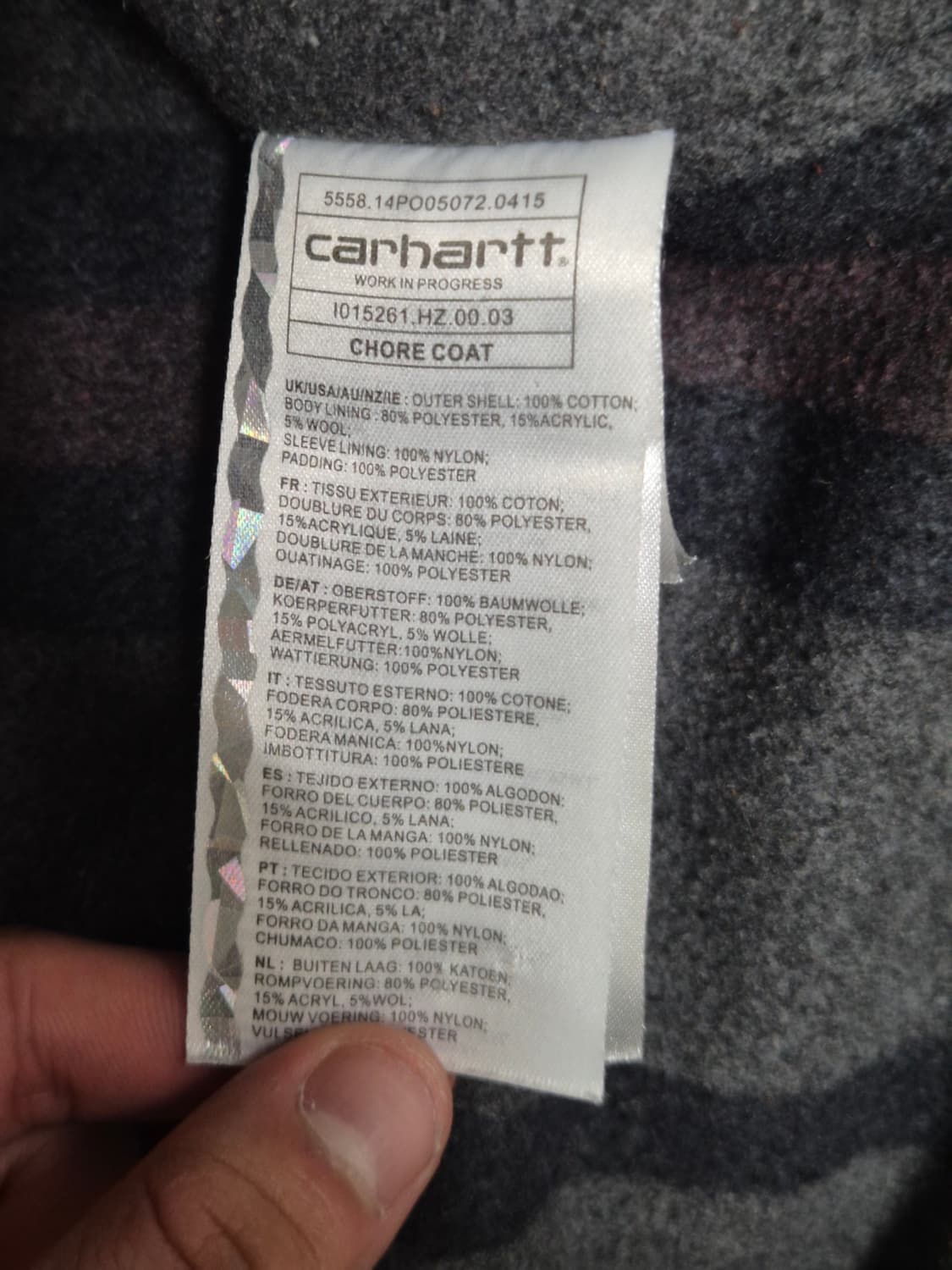 칼하트 초어 자켓 브라운 M 상품이미지5