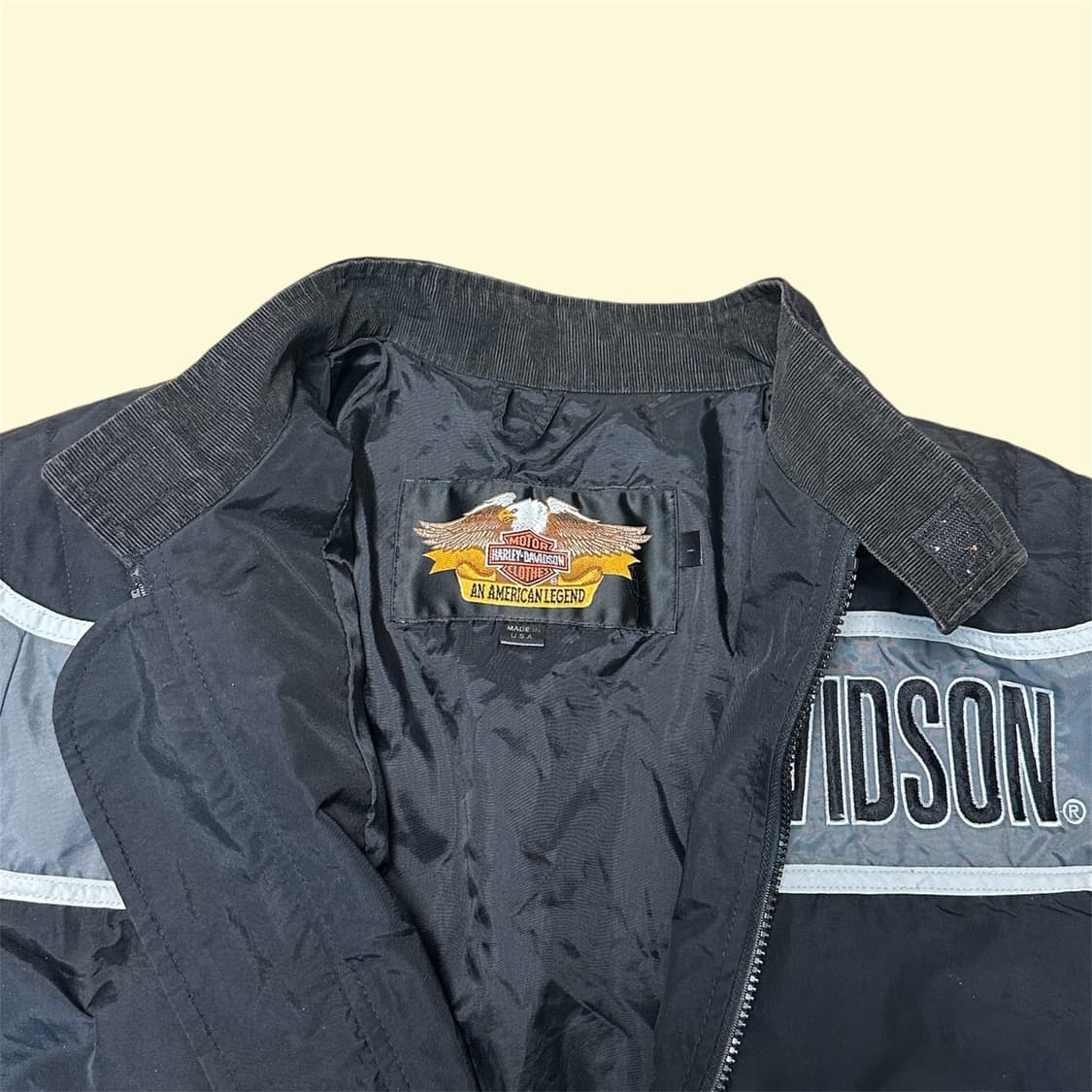 할리데이비슨 바이커 자켓 바람막이 L MADE IN USA 상품이미지5