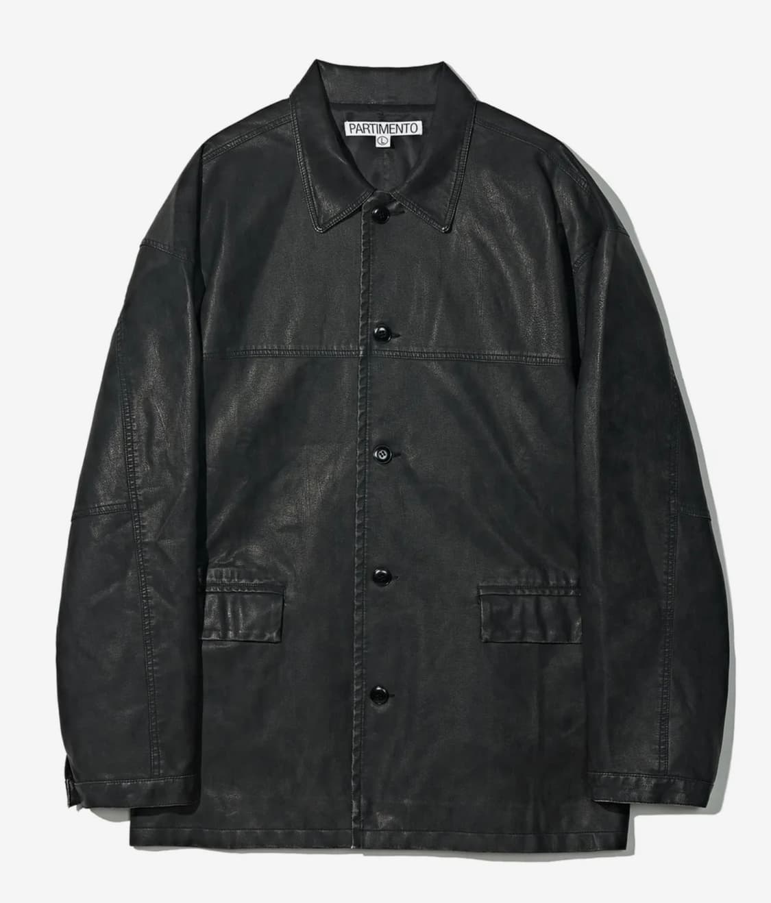 파르티멘토 레더 카코트 상품이미지1