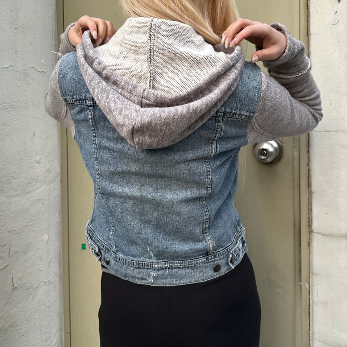 00s 프리피플 디스트레스드 데님 앤 니트 자켓 상품이미지7