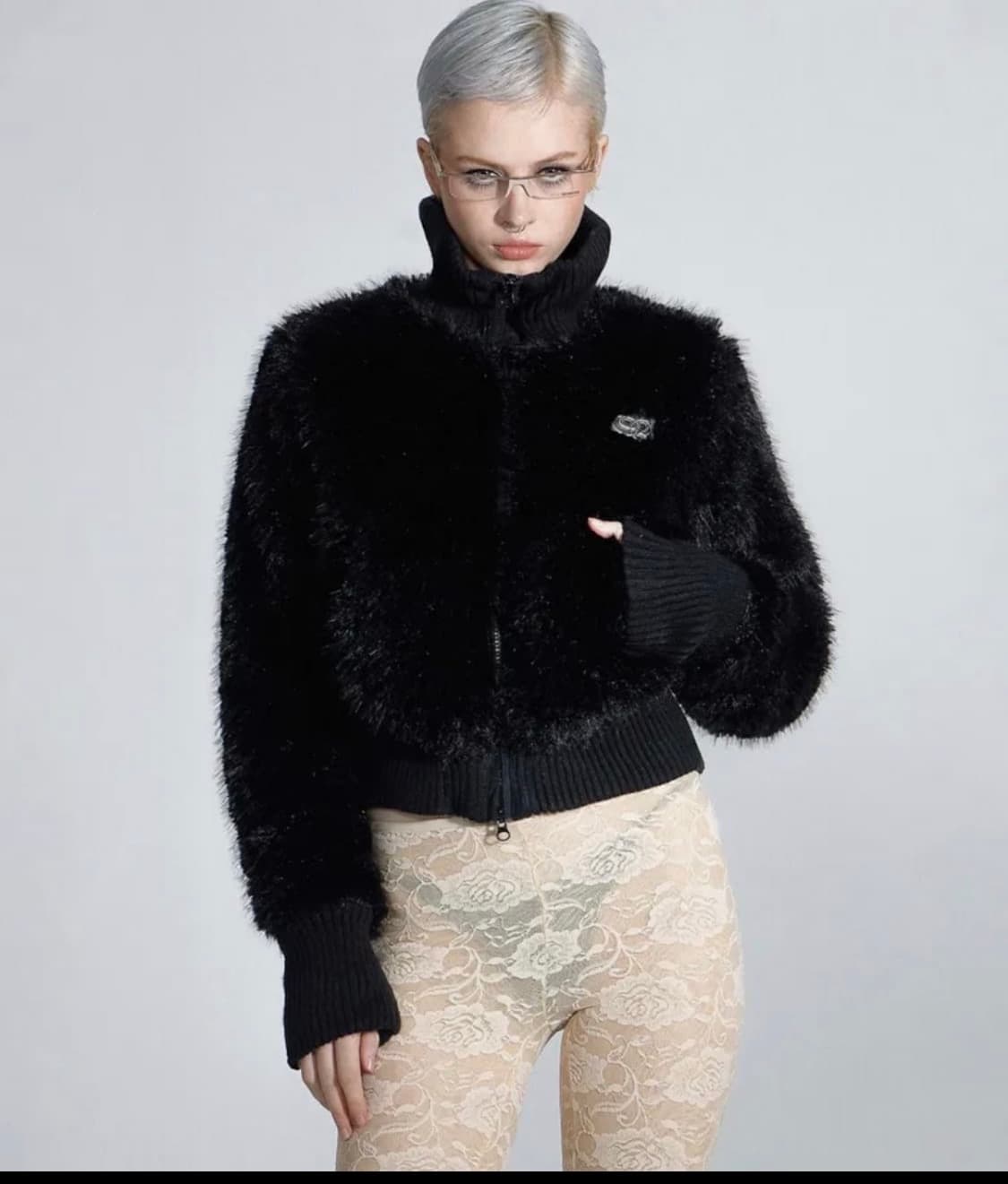 스컬프터 Faux Fur Zip-up 퍼 자켓 [XS] 상품이미지1