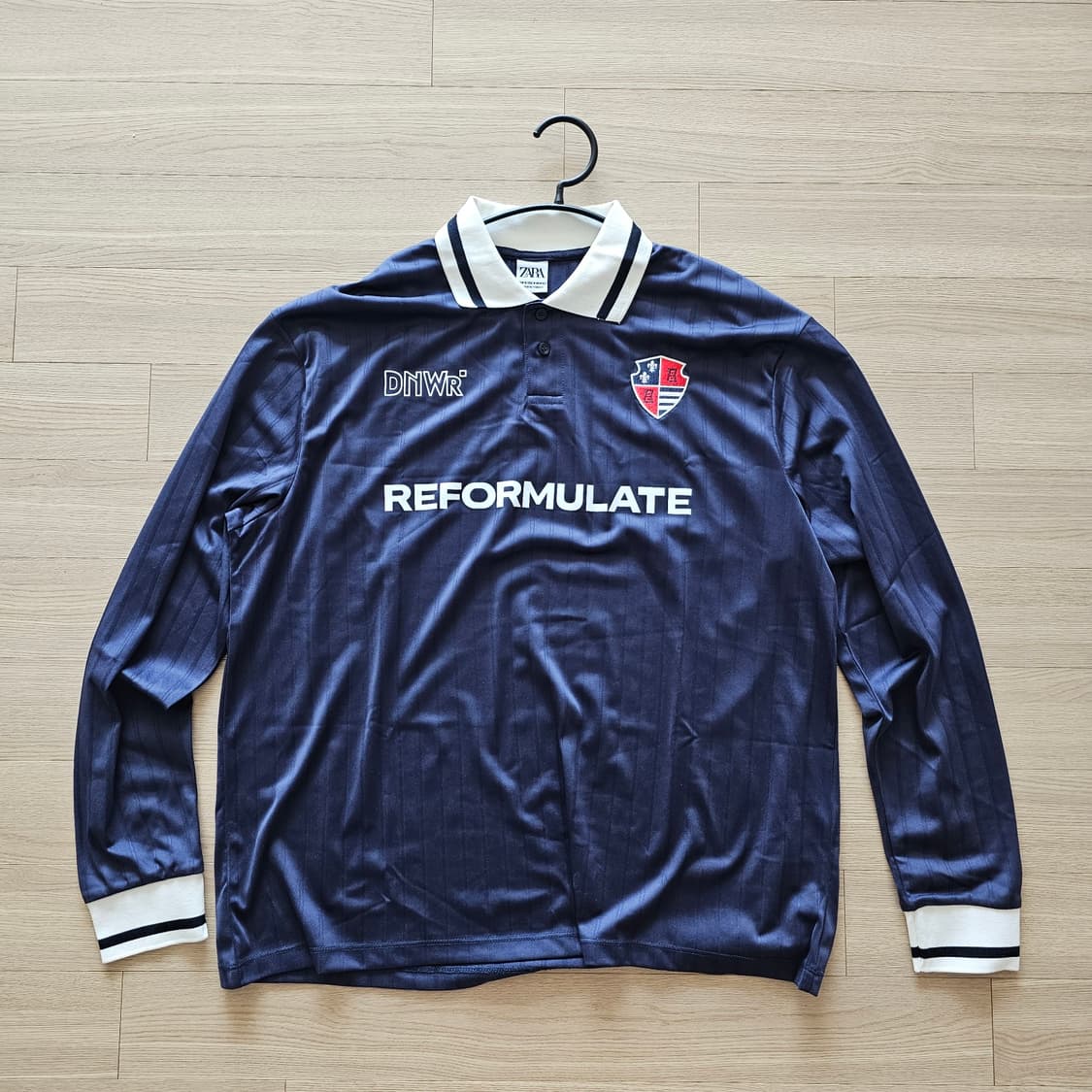 US M 체감 105 XL ) 자라 블록코어 레플리카 저지 긴팔 티셔츠 상품이미지2