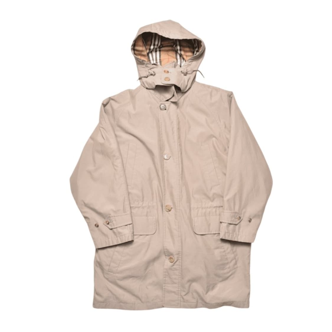 90S 버버리 사파리 후드 점퍼 구스다운 거위털 패딩 점퍼 N1097 상품이미지1