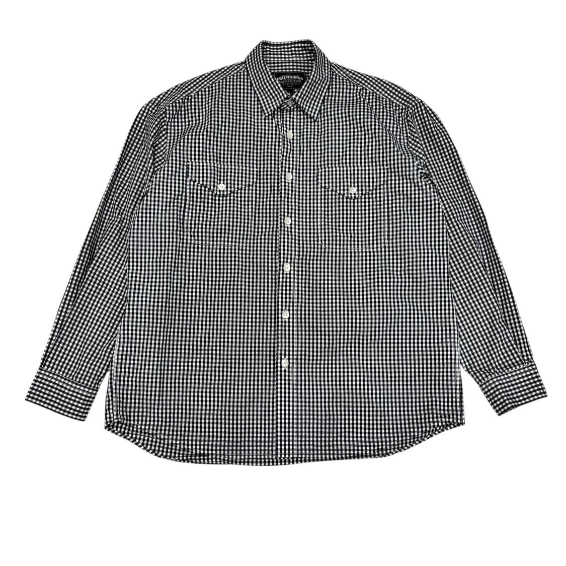 프리즘웍스 투 포켓 깅엄 체크 셔츠 상품이미지1