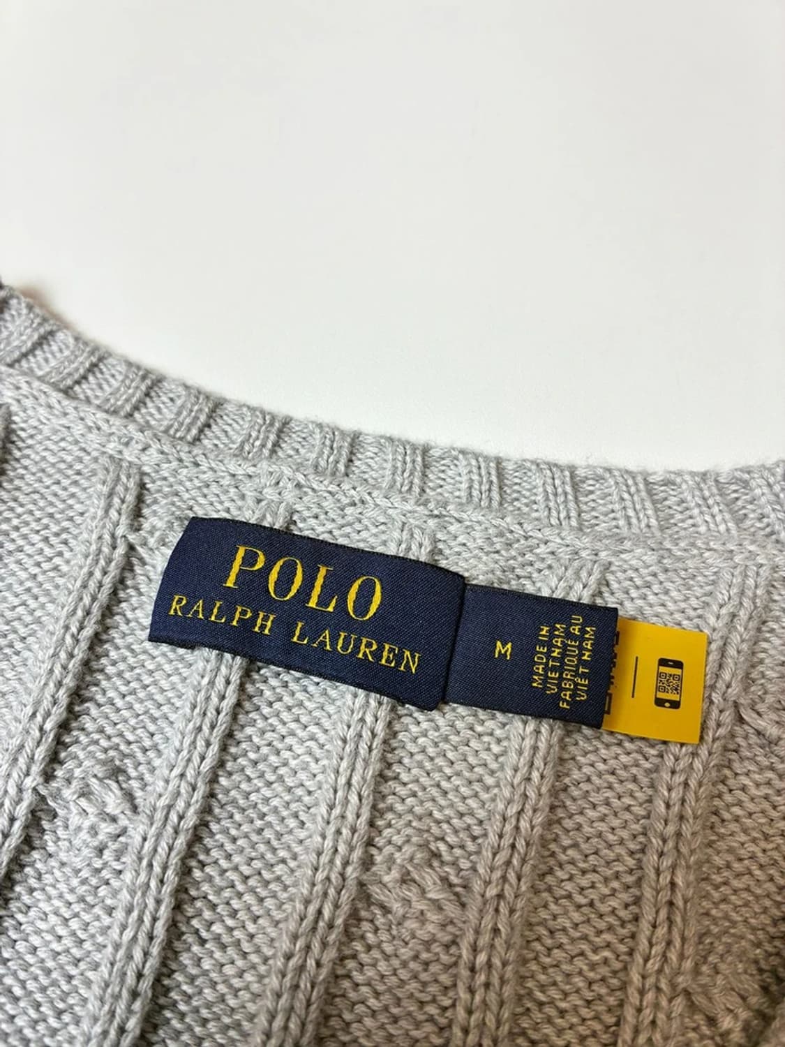 폴로 랄프로렌 큐알 신형 꽈배기 코튼 니트 PN8071 상품이미지6