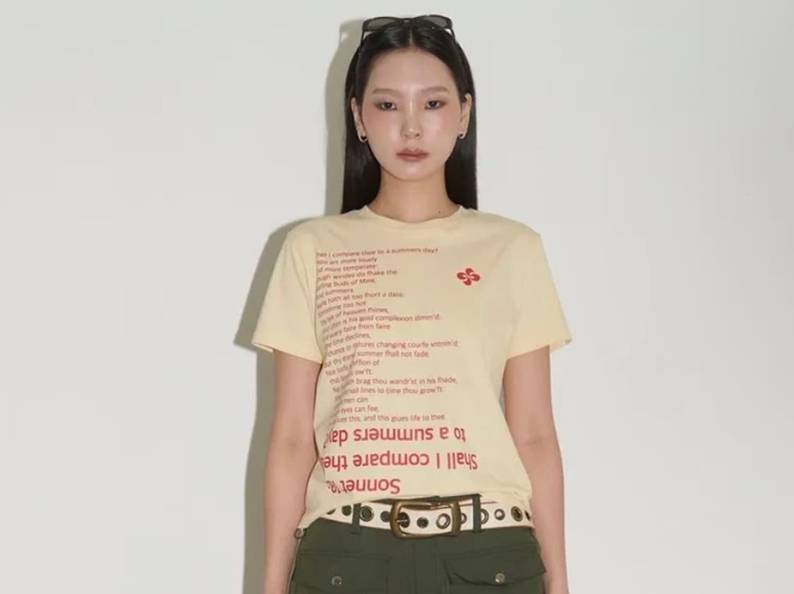 헤레틱 SONNET 18 T-SHIRT 반팔 티셔츠 상품이미지1