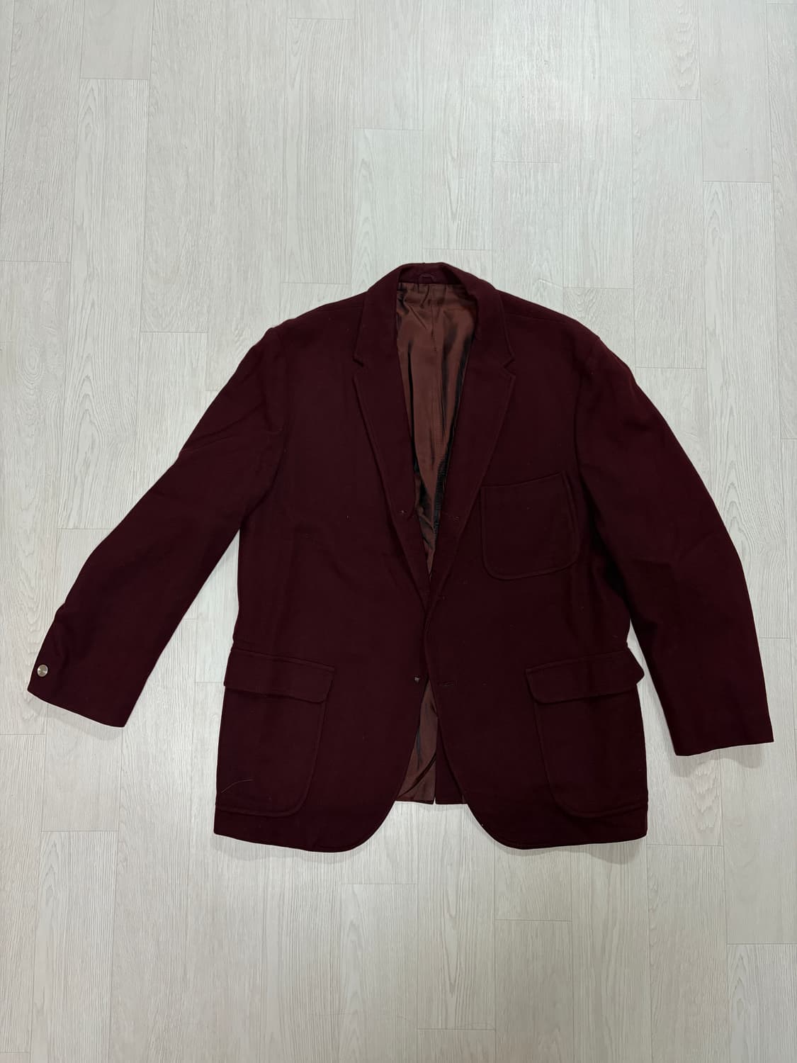 빈티지 버건디 블레이저 상품이미지1