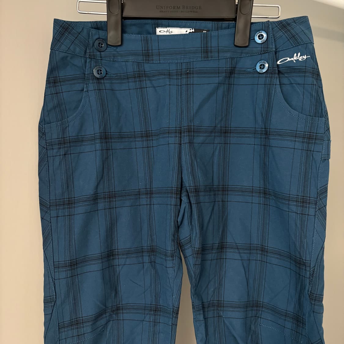 Oakley blue check pants M  상품이미지3