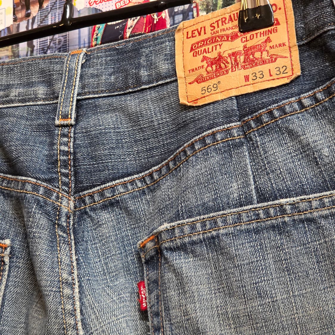 리바이스 569 루즈 스트레이트 데님 팬츠 상품이미지4