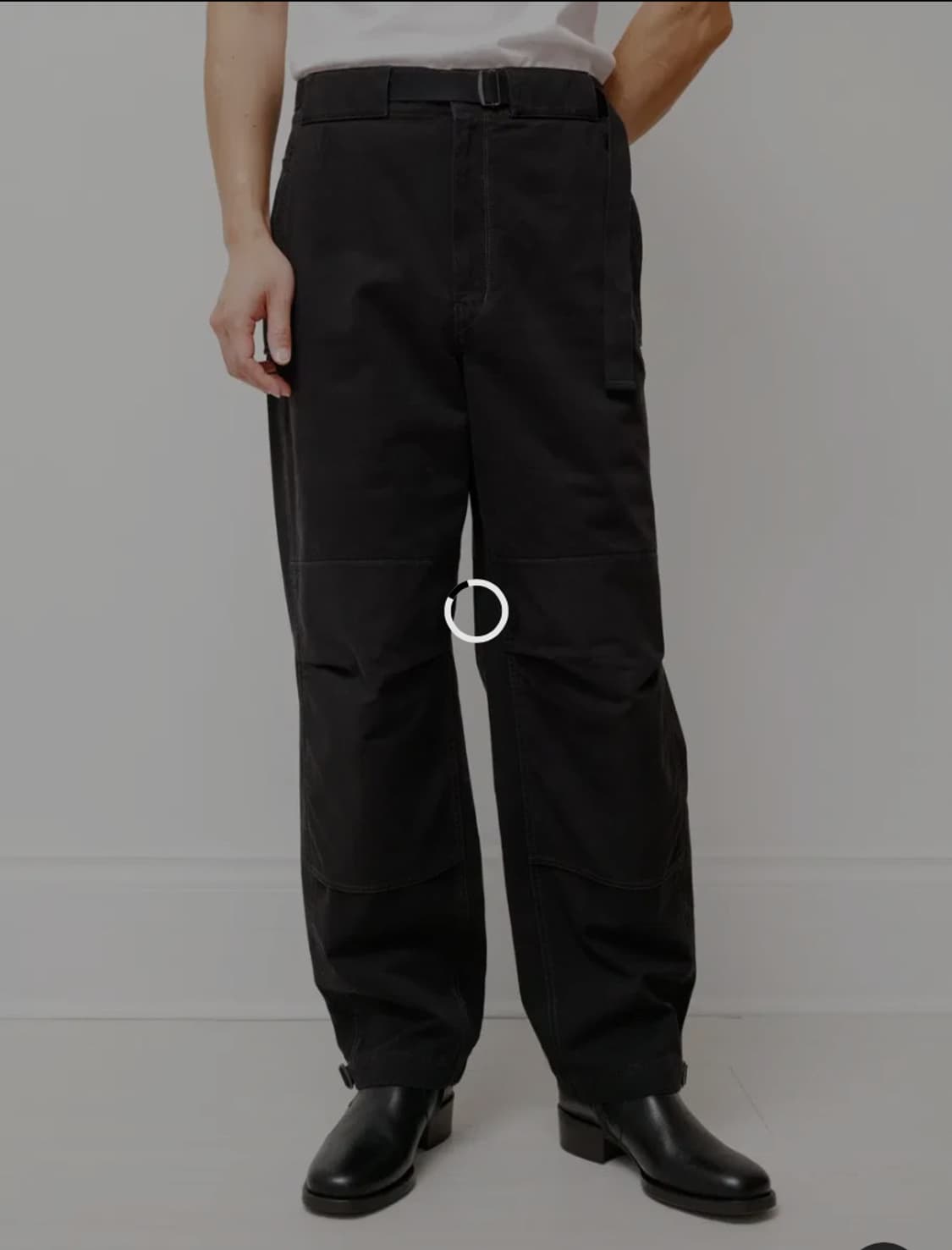 르메르 유틸리티 팬츠 46 블랙 상품이미지2