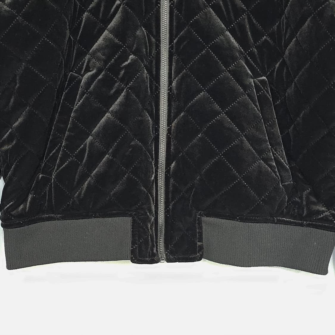 게스(GUESS) 벨벳 퀄팅 집업 자켓 S 상품이미지3