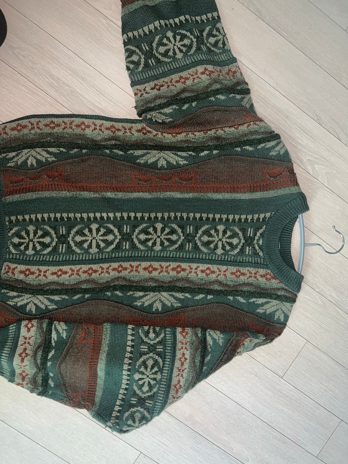 아크릴 울 케이블 니트 상품이미지2