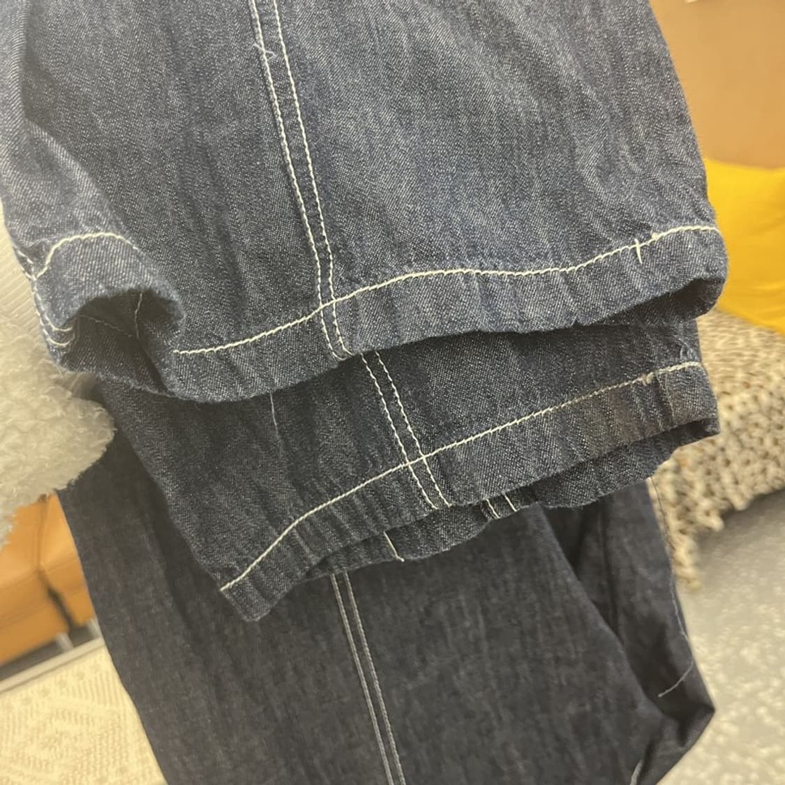 와릿이즌 모던 캐주얼 빈티지 스티치 데님 청바지 S C10006 상품이미지7