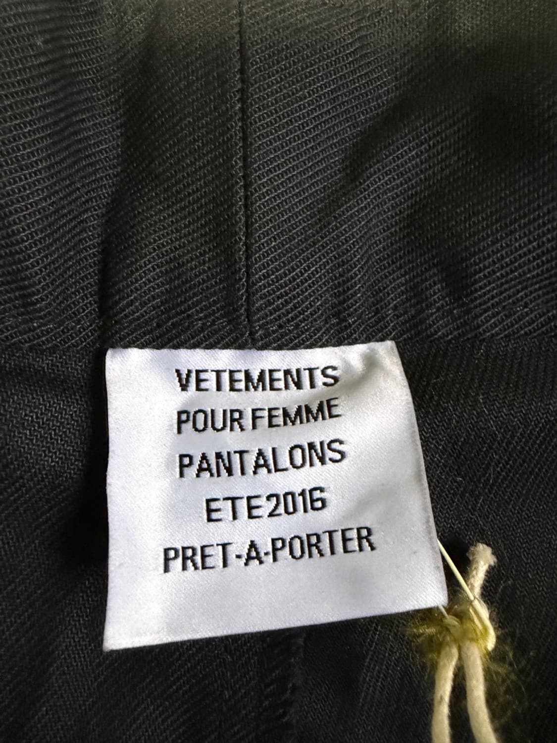 베트멍 2016 워크웨어 쇼츠 VETEMENTS 아카이브  블랙 상품이미지3