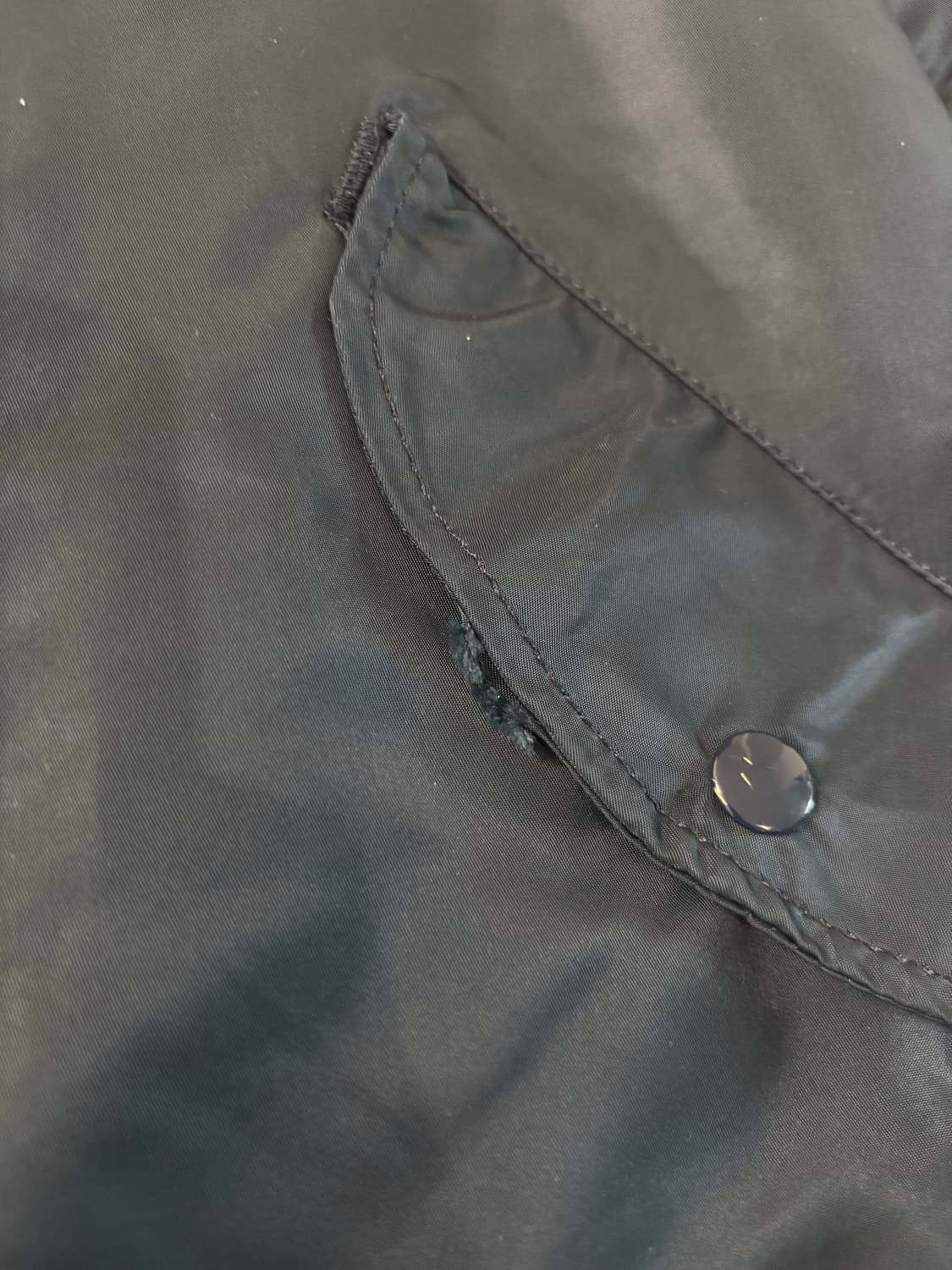 알파인더스트리 Ma-1 Made in USA 네이비 상품이미지4