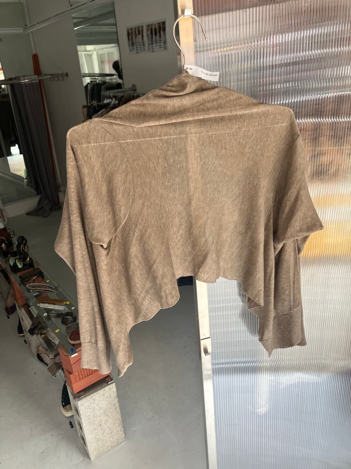 논스냅 크롭 가디건 상품이미지3