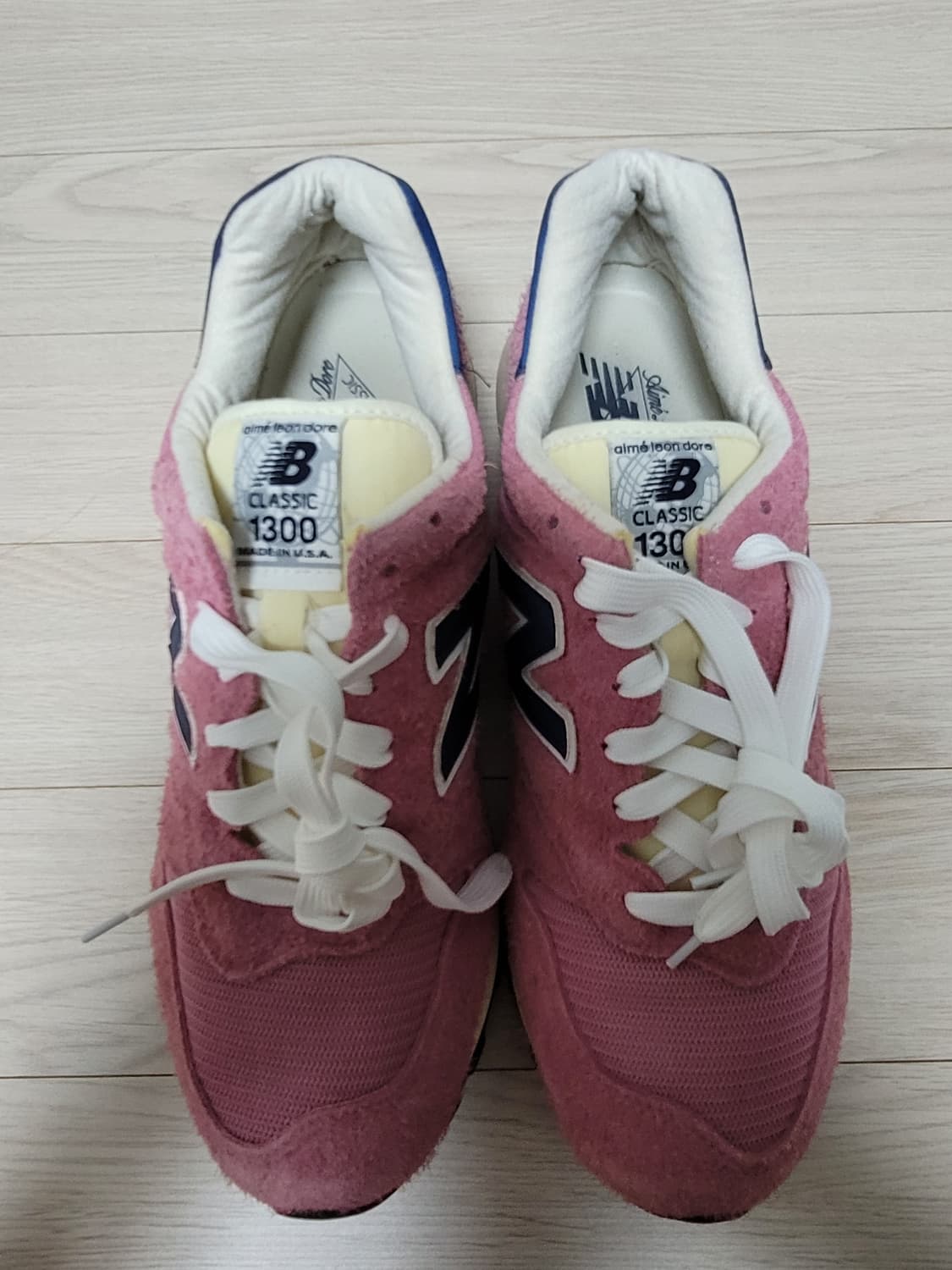 [295] <상태최상> 뉴발란스x에임레온도르1300 더스티핑크 상품이미지5