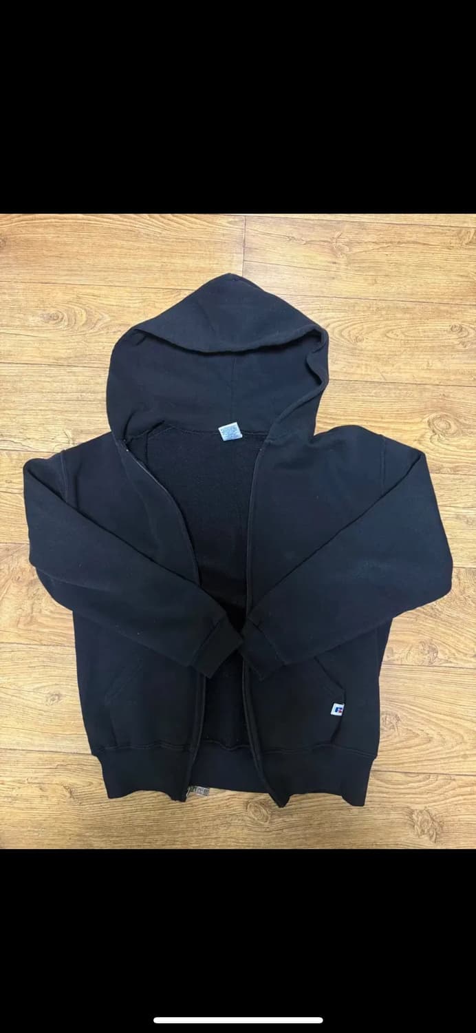 Russell athletic 러셀 후드집업 블랙 m 상품이미지1