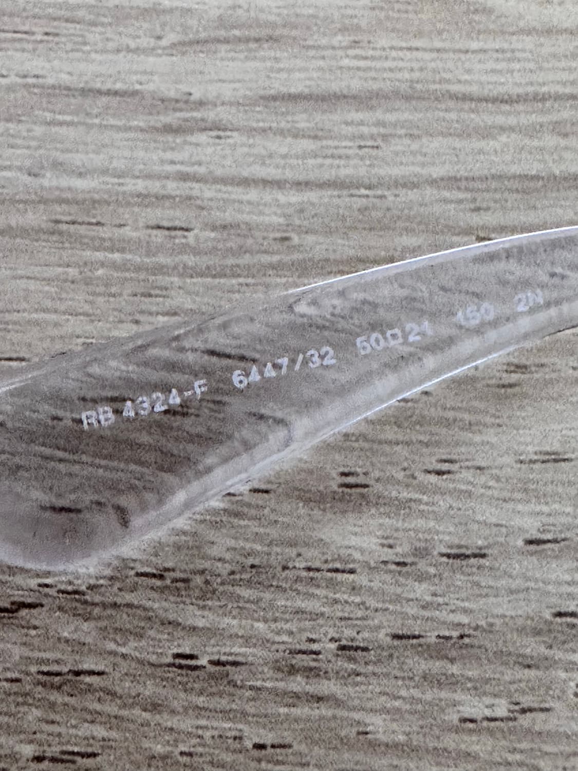 레이밴 선글라스 RB4324F 투명테 상품이미지2