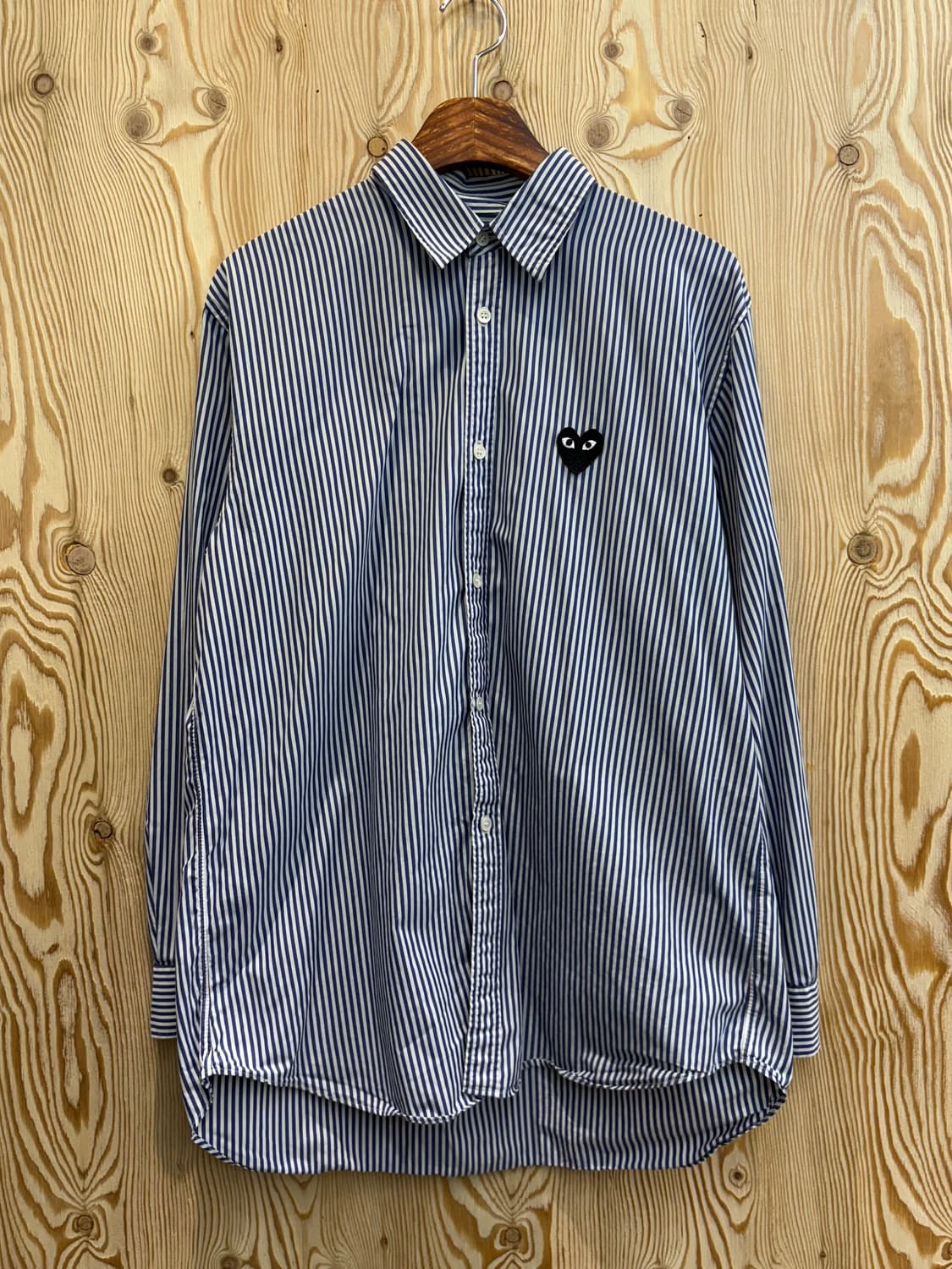 꼼데가르송 플레이 스트라이프 셔츠 상품이미지1