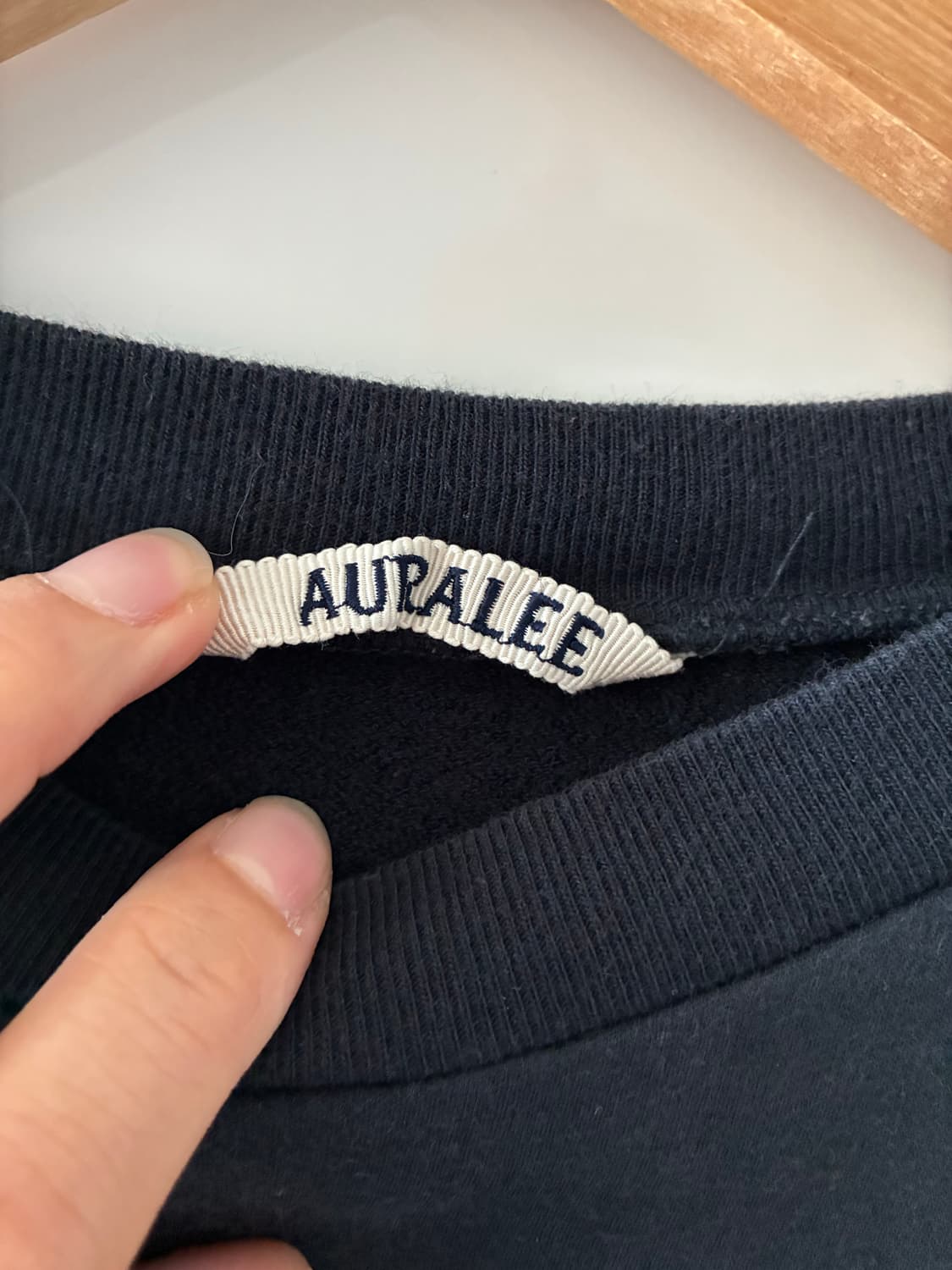 AURALEE 오라리 헤비웨이트 코튼 오버핏 반팔티 1사이즈 상품이미지3