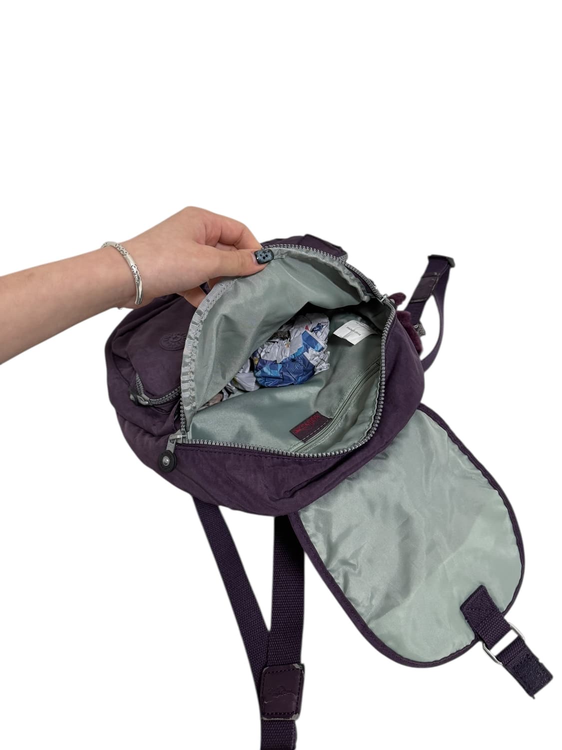 키플링 퍼플 미니 백팩 상품이미지7