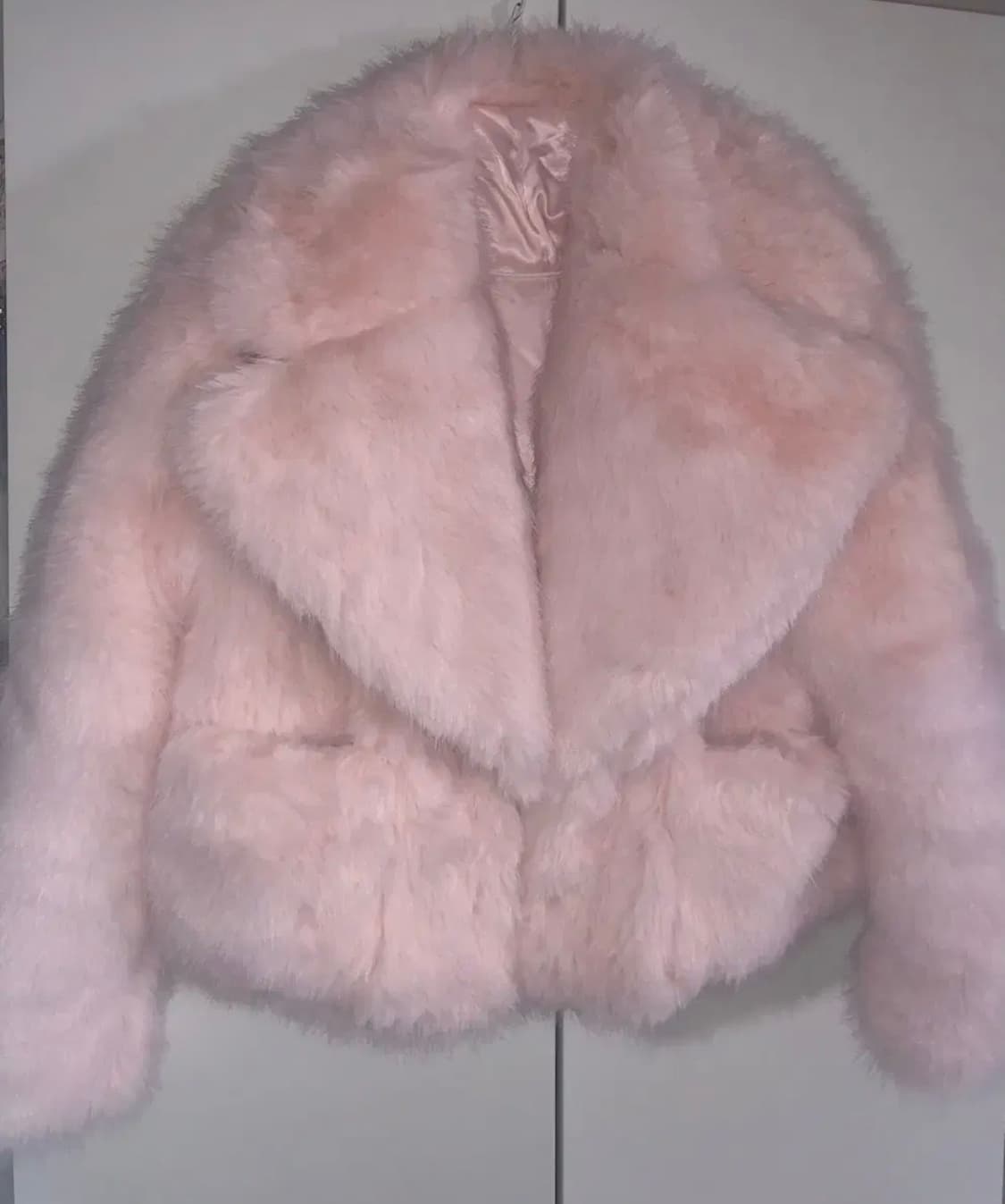 딸기우유 핑크 퍼자켓 갸루 상품이미지2