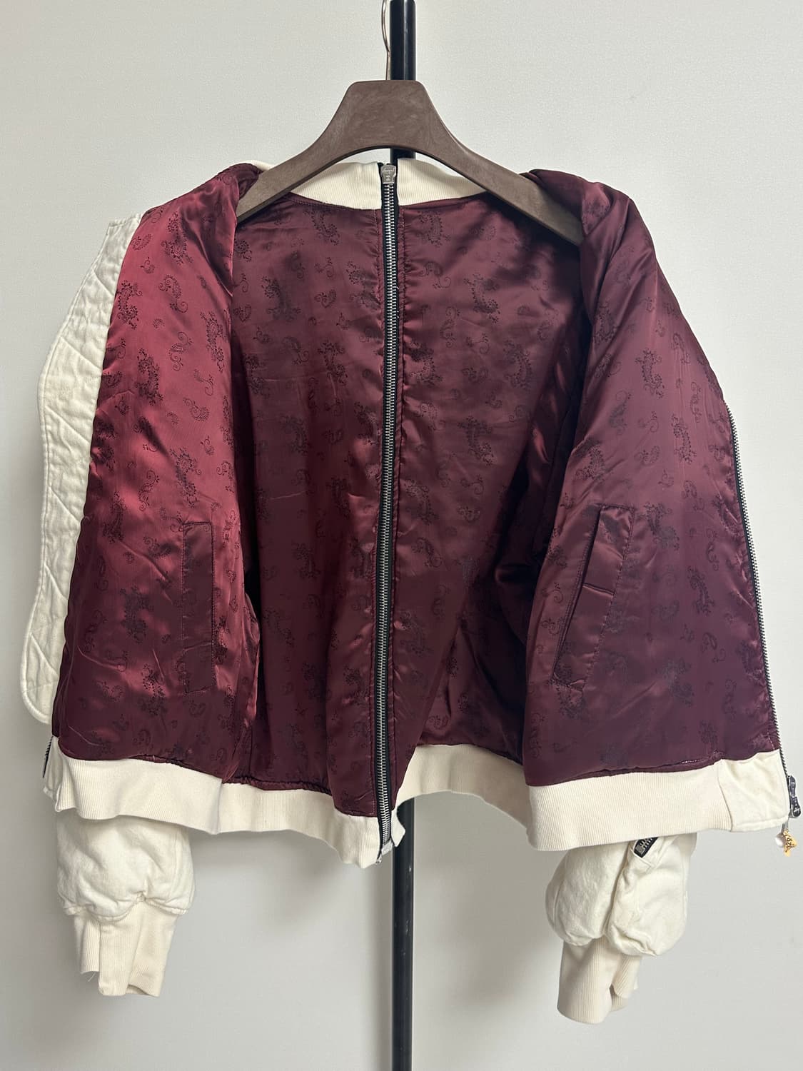 아워파스 Pas 026 에크루(ECRU) 봄버 자켓 상품이미지2