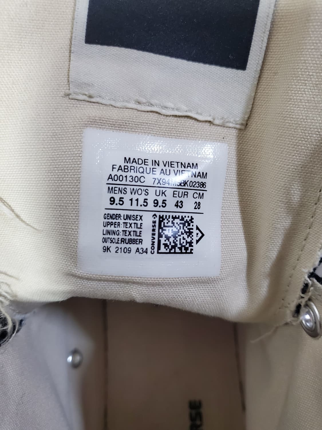 [280] 컨버스 x 릭오웬스 다크쉐도우 다크스타 척 70 하이 블랙 상품이미지3