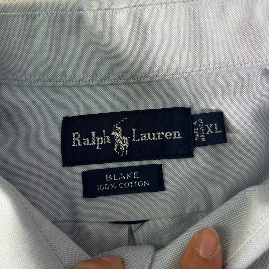 110 폴로랄프로렌 90s 스몰포니 포켓 코튼 셔츠 상품이미지3