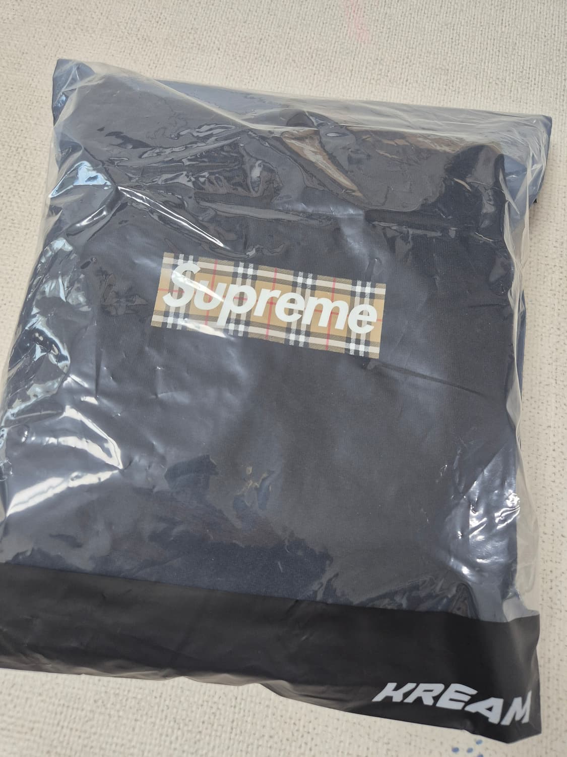 슈프림 버버리 박스로고 블랙 후드 XL 상품이미지8