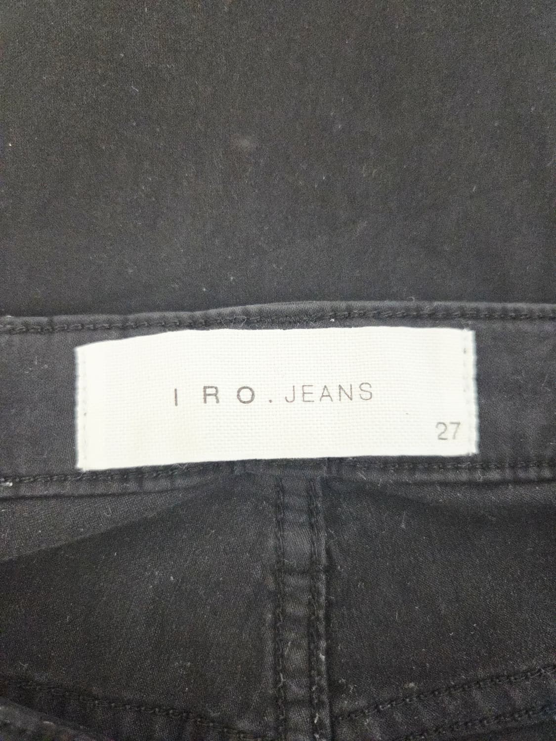 IRO 이로 블랙 슬림핏 데님 팬츠 청바지 상품이미지7