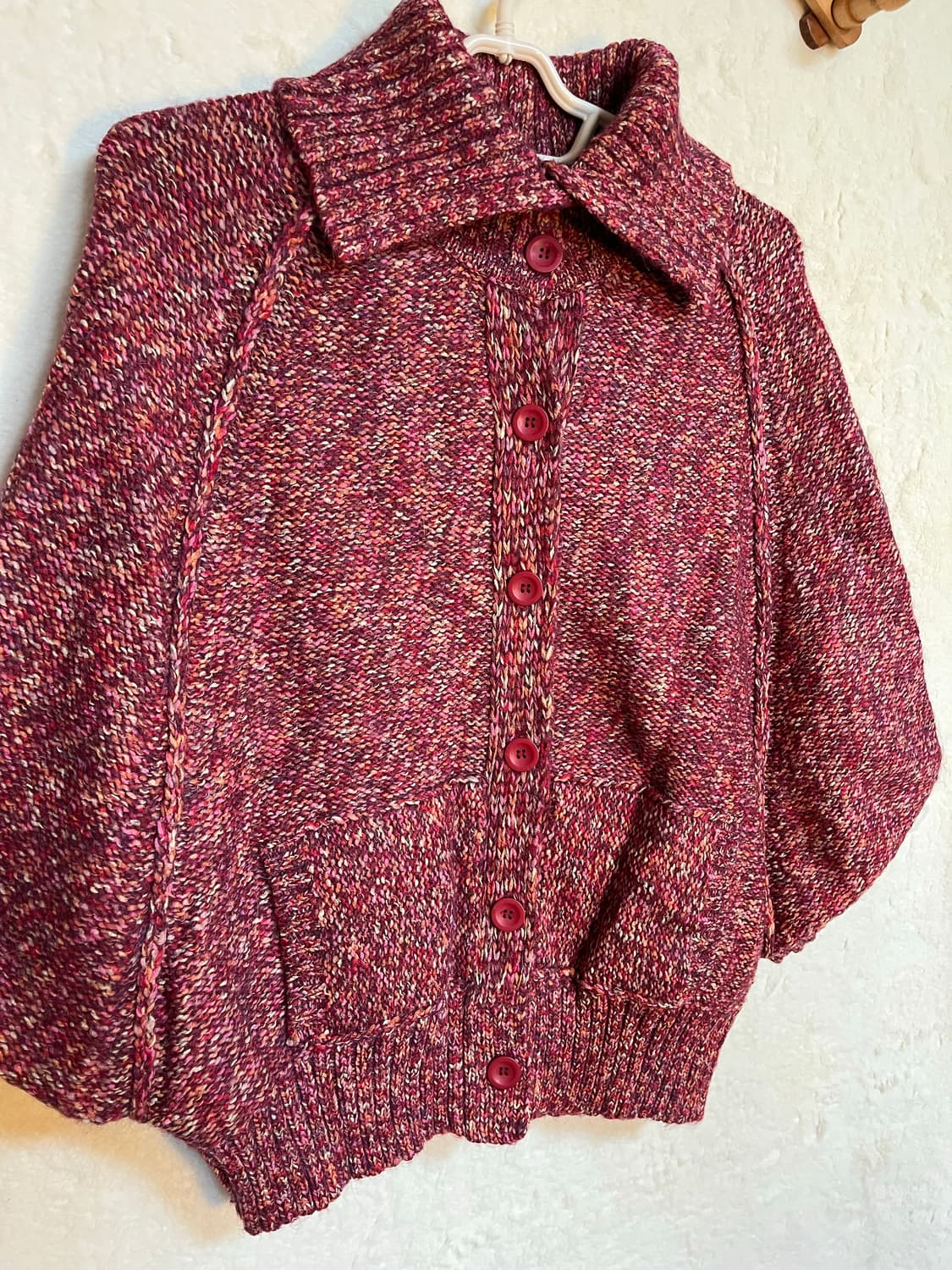 빈티지 니트 케이프 가디건 스웨터 상품이미지2