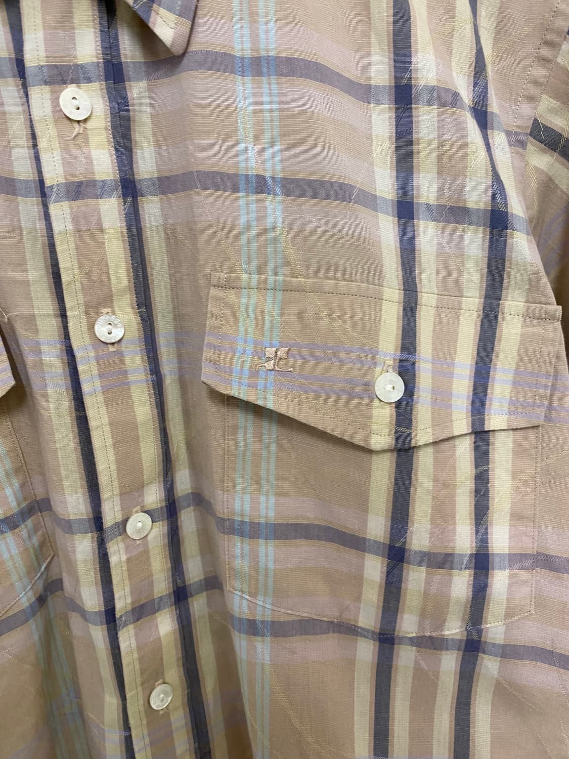 COURREGES check shirts 쿠레쥬 셔츠 상품이미지5