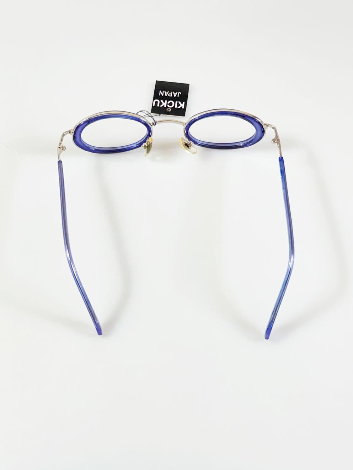 90s KICKU JAPAN 라운드 오벌 콤비네이션 빈티지 안경 상품이미지5