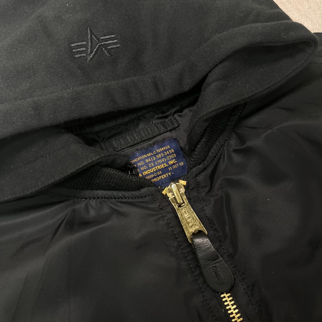 100 알파인더스트리 MA-1 항공자켓 상품이미지2