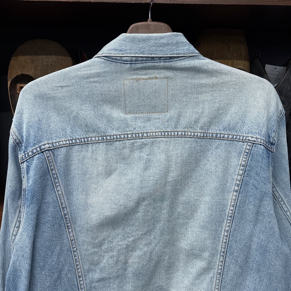 리바이스 빈티지 워싱 타입3 트러커 데님자켓 연청 N916 상품이미지6