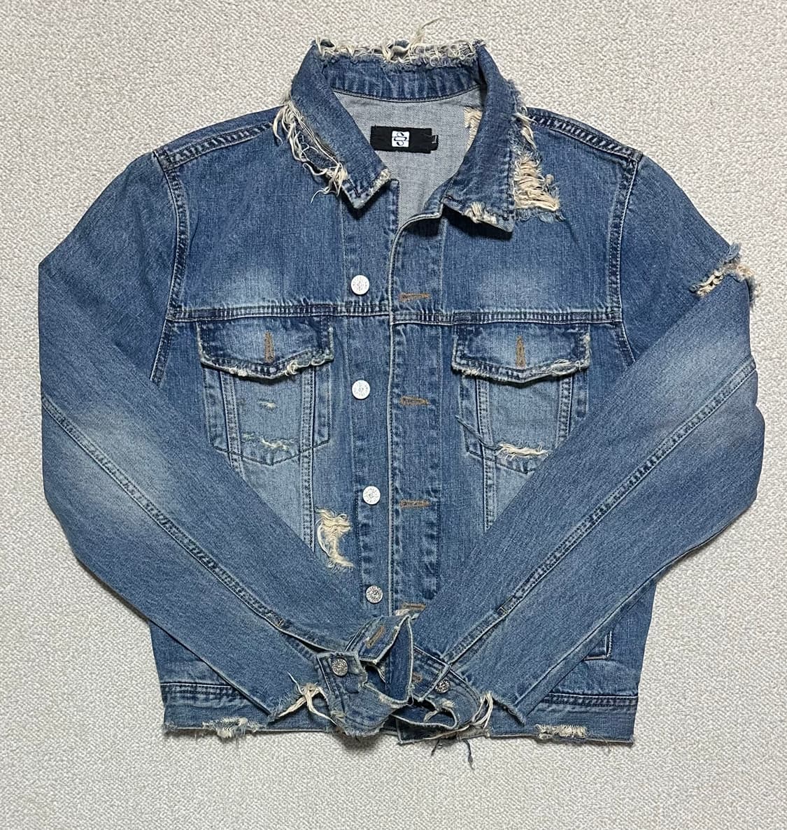 선데이오프클럽 데님 트러커 자켓 상품이미지3