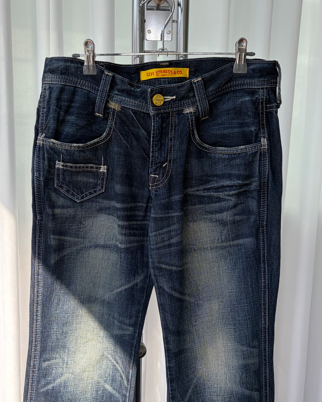 [30인치]리바이스 JPN 00s 로우라이즈 부츠컷 데님 팬츠 상품이미지3